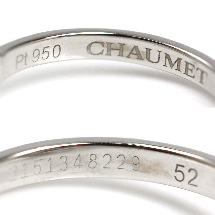 Chaumet ショーメ Pt950プラチナ リアン リング・指輪 ダイヤモンド 10号 3.5g レディース【中古】【美品】
