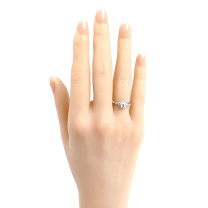 Chaumet ショーメ Pt950プラチナ リアン リング・指輪 ダイヤモンド 10号 3.5g レディース【中古】【美品】
