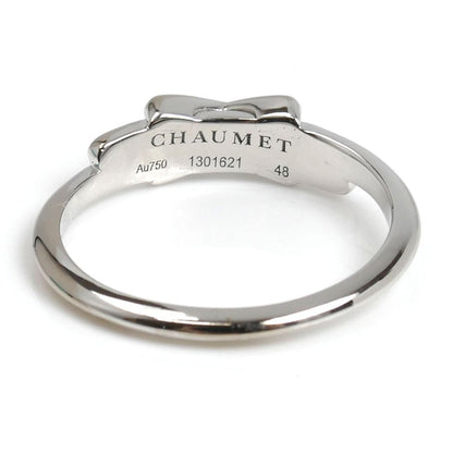 Chaumet ショーメ K18WG ホワイトゴールド ジュ ドゥ リアン リング・指輪 082217 ダイヤモンド 8号 48 2.2g レディース【中古】【美品】