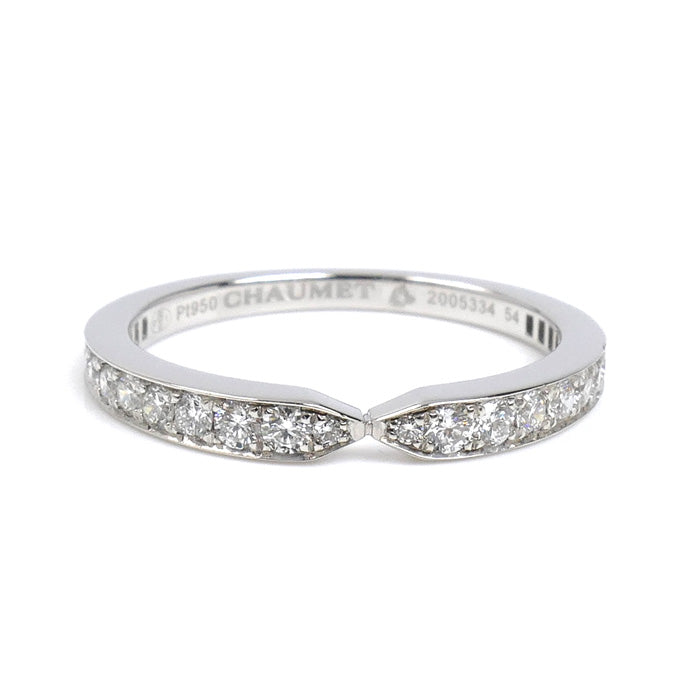 Chaumet ショーメ Pt950プラチナ ジョゼフィーヌ トリオンフ リング・指輪 082640 ダイヤモンド 13.5号 54 3.6g レディース【中古】【美品】