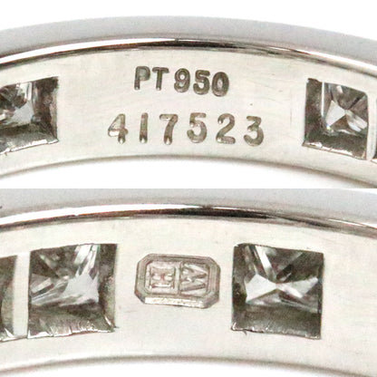 HARRY WINSTON ハリーウィンストン Pt950プラチナ プリンセスカット チャネルセット フルエタニティ リング・指輪 WBDPPCC10C10 ダイヤモンド 10号 5.0g レディース【中古】