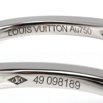 LOUIS VUITTON ルイ・ヴィトン K18WG ホワイトゴールド バーグ アルダント フルール サーンプル リング・指輪 ダイヤモンド 9号 49 4.2g レディース【中古】