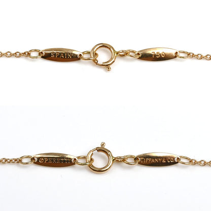 TIFFANY&Co. ティファニー K18PG ピンクゴールド バイザヤード ダイヤ ネックレス 60017924 ダイヤモンド 2.3g 41cm レディース【中古】【美品】