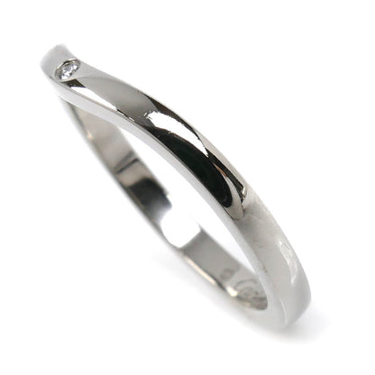 CARTIER カルティエ Pt950プラチナ バレリーナ 3Pダイヤ リング・指輪 B4092950 ダイヤモンド 10号 50 3.3g レディース【中古】【美品】