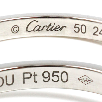 CARTIER カルティエ Pt950プラチナ バレリーナ 3Pダイヤ リング・指輪 B4092950 ダイヤモンド 10号 50 3.3g レディース【中古】【美品】