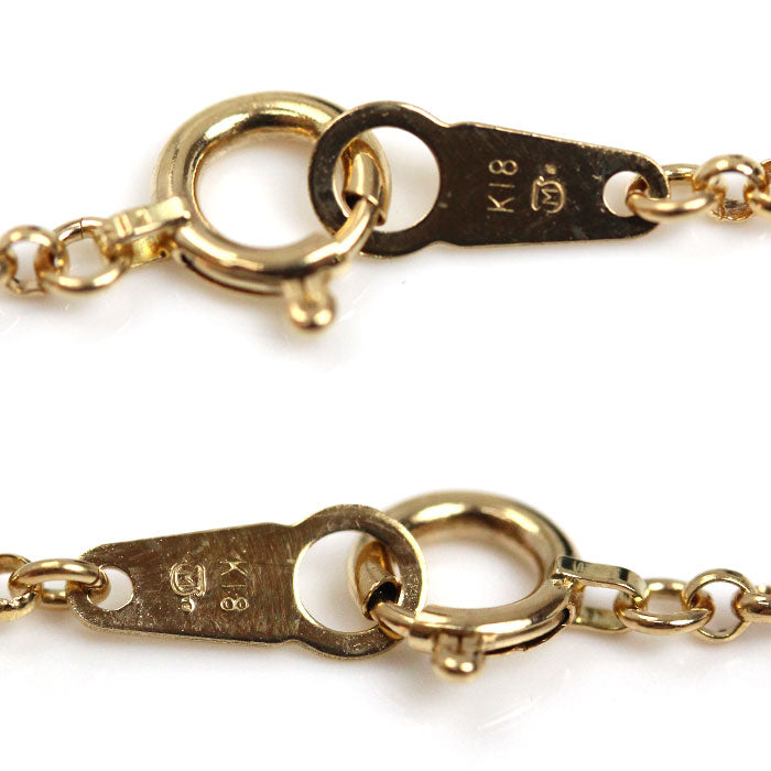 MIKIMOTO ミキモト K18PG ピンクゴールド ネックレス 8.5g 60cm レディース【中古】