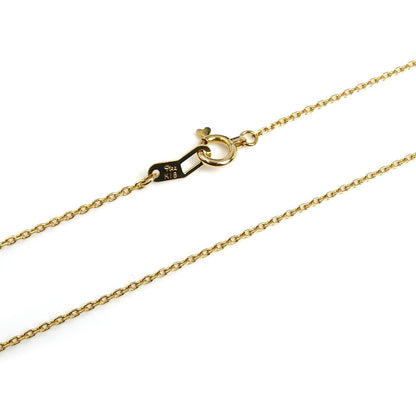 STAR JEWELRY スタージュエリー K18YG イエローゴールド 星 スター ダイヤ ネックレス ダイヤモンド0.05ct 2g 40cm レディース【中古】