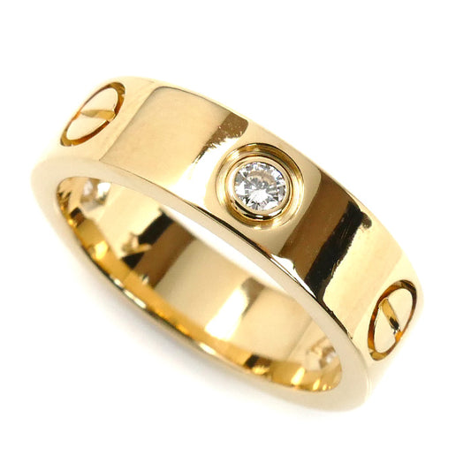 CARTIER カルティエ K18YG イエローゴールド ラブリング 3PD リング・指輪 ダイヤモンド 14号 54 8.7g レディース【中古】【美品】