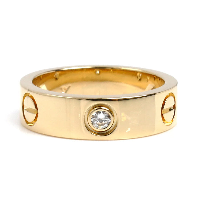 CARTIER カルティエ K18YG イエローゴールド ラブリング 3PD リング・指輪 ダイヤモンド 14号 54 8.7g レディース【中古】【美品】