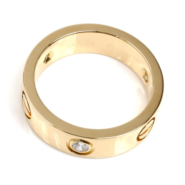 CARTIER カルティエ K18YG イエローゴールド ラブリング 3PD リング・指輪 ダイヤモンド 14号 54 8.7g レディース【中古】【美品】
