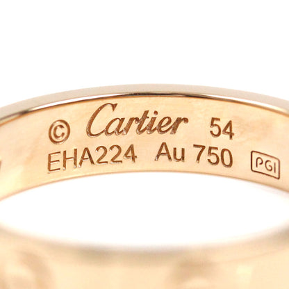 CARTIER カルティエ K18PG ピンクゴールド ミニラブ 1Pダイヤ リング・指輪 B4050754 ダイヤモンド 14号 54 4.6g レディース【中古】【美品】