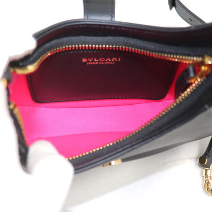 BVLGARI ブルガリ セルペンティ エリプス 2Wayショルダーバッグ ブラック 292051 IC レディース【中古】【美品】