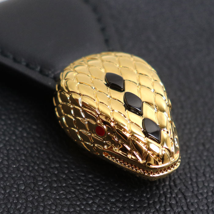 BVLGARI ブルガリ セルペンティ エリプス 2Wayショルダーバッグ ブラック 292051 IC レディース【中古】【美品】