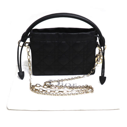 Dior ディオール レディディオール ミリー ミニ ショルダーバッグ ブラック S0981ONMJ M900 レディース【中古】