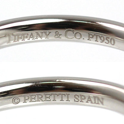 TIFFANY&Co. ティファニー Pt950プラチナ カーブド バンド 1Pダイヤ リング・指輪 60016820 ダイヤモンド 11号 3.7g レディース【中古】【美品】