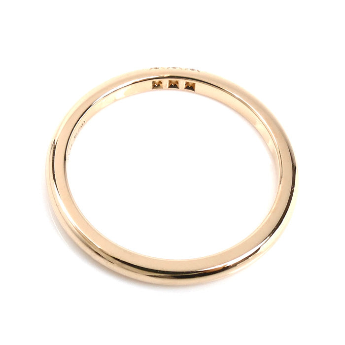 TIFFANY&Co. ティファニー K18PG ピンクゴールド クラシックバンド リング・指輪 ダイヤモンド 15号 2.8g レディース【中古】
