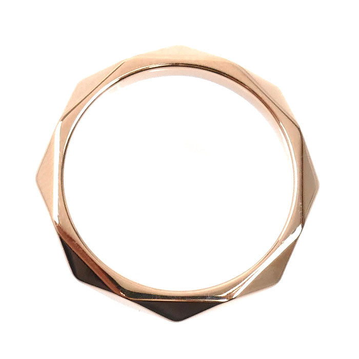 Boucheron ブシュロン K18PG ピンクゴールド ファセット 3Pダイヤ リング・指輪 JAL00091 ダイヤモンド 11号 51 3.2g レディース【中古】【美品】