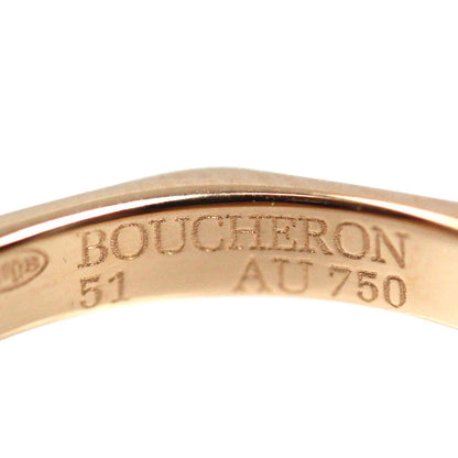 Boucheron ブシュロン K18PG ピンクゴールド ファセット 3Pダイヤ リング・指輪 JAL00091 ダイヤモンド 11号 51 3.2g レディース【中古】【美品】