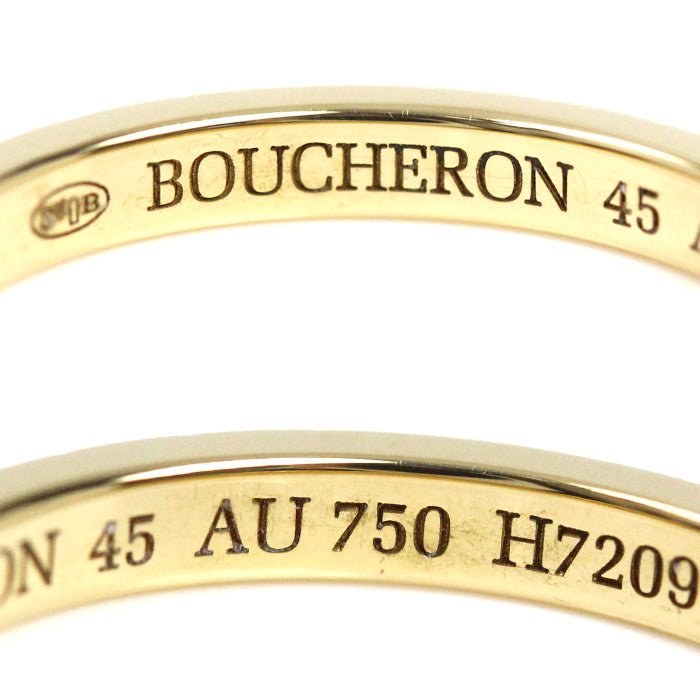 Boucheron ブシュロン K18YG イエローゴールド クルドパリ スモール リング・指輪 JAL01165 5号 45 2.0g レディース【中古】
