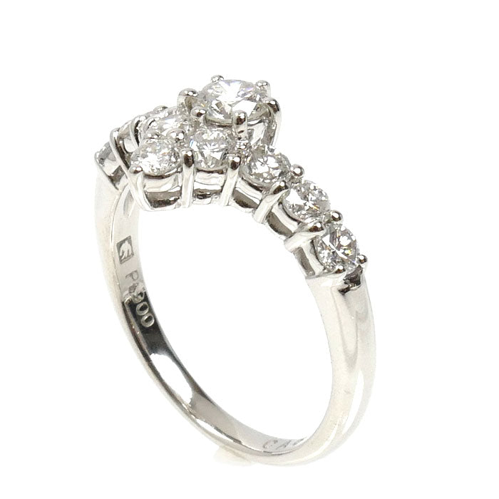 SEIKO セイコー Pt900プラチナ リング・指輪 ダイヤモンド1.02ct 11.5号 4.3g レディース【中古】【美品】