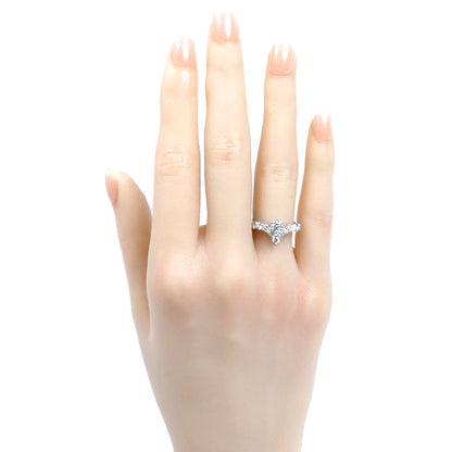SEIKO セイコー Pt900プラチナ リング・指輪 ダイヤモンド1.02ct 11.5号 4.3g レディース【中古】【美品】