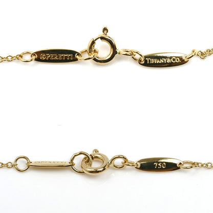TIFFANY&Co. ティファニー K18YG イエローゴールド ティアドロップ ネックレス 4.7g 40cm レディース【中古】