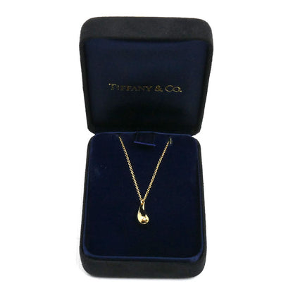 TIFFANY&Co. ティファニー K18YG イエローゴールド ティアドロップ ネックレス 4.7g 40cm レディース【中古】