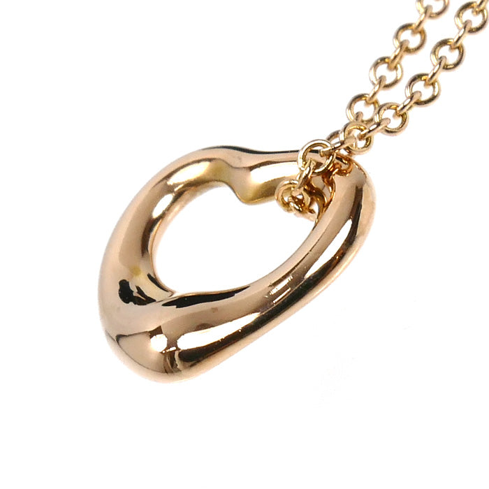 TIFFANY&Co. ティファニー K18PG ピンクゴールド オープンハート ネックレス 60018443 3.0g 41cm レディース【中古】【美品】