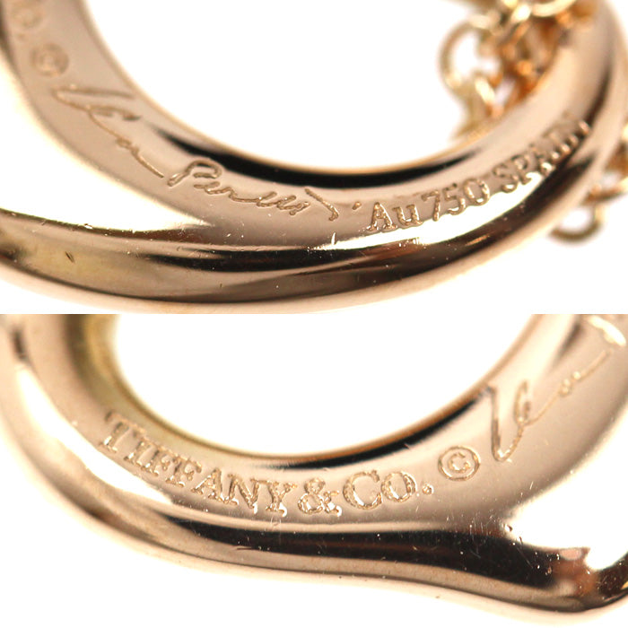 TIFFANY&Co. ティファニー K18PG ピンクゴールド オープンハート ネックレス 60018443 3.0g 41cm レディース【中古】【美品】
