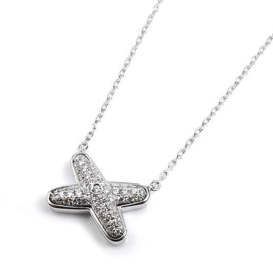 Chaumet ショーメ K18WG ホワイトゴールド ジュ ドゥ リアン ダイヤ ネックレス 083219 ダイヤモンド0.20ct 4.2g 38/40/42cm レディース【中古】【美品】