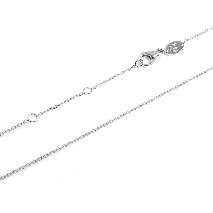 Chaumet ショーメ K18WG ホワイトゴールド ジュ ドゥ リアン ダイヤ ネックレス 083219 ダイヤモンド0.20ct 4.2g 38/40/42cm レディース【中古】【美品】