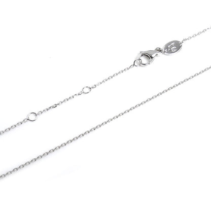 Chaumet ショーメ K18WG ホワイトゴールド ジュ ドゥ リアン ダイヤ ネックレス 083219 ダイヤモンド0.20ct 4.2g 38/40/42cm レディース【中古】【美品】