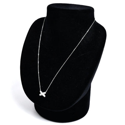 Chaumet ショーメ K18WG ホワイトゴールド ジュ ドゥ リアン ダイヤ ネックレス 083219 ダイヤモンド0.20ct 4.2g 38/40/42cm レディース【中古】【美品】