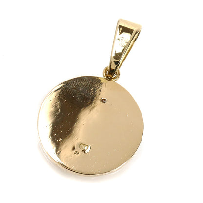 K18YG イエローゴールド ドラゴン 龍 ペンダントトップ ダイヤモンド 9.6g ユニセックス【中古】