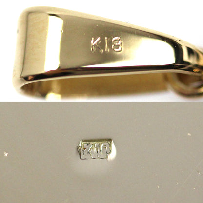 K18YG イエローゴールド ドラゴン 龍 ペンダントトップ ダイヤモンド 9.6g ユニセックス【中古】