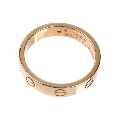CARTIER カルティエ K18PG ピンクゴールド ミニラブ 1Pダイヤ リング・指輪 B4050752 ダイヤモンド 12号 52 4.4g レディース【中古】【美品】