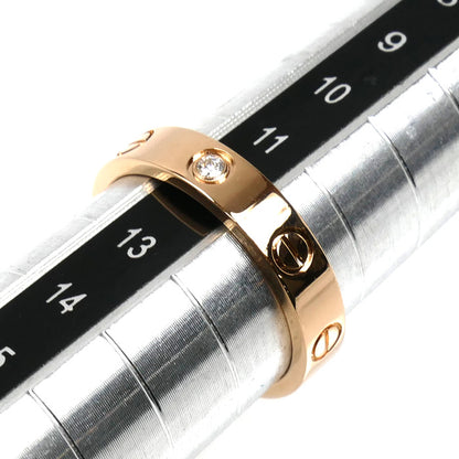 CARTIER カルティエ K18PG ピンクゴールド ミニラブ 1Pダイヤ リング・指輪 B4050752 ダイヤモンド 12号 52 4.4g レディース【中古】【美品】