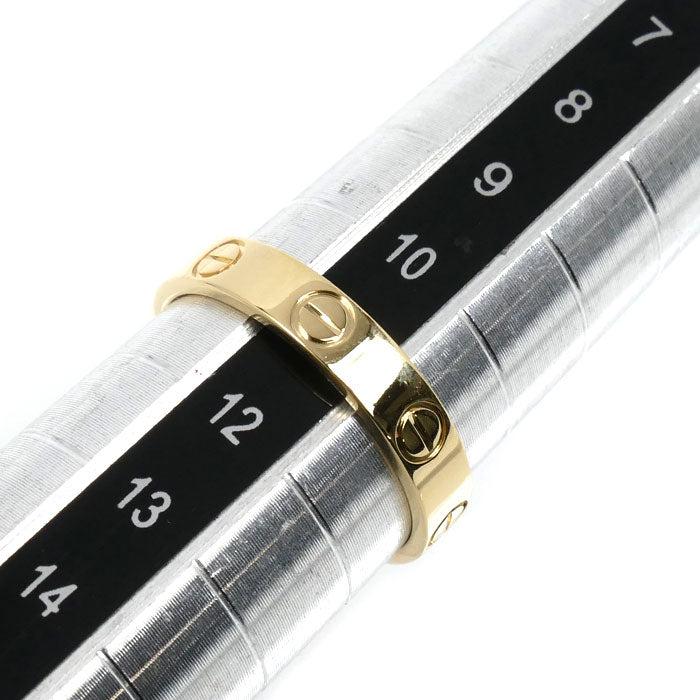 CARTIER カルティエ K18YG イエローゴールド ミニラブ リング・指輪 11号 51 2.9g レディース【中古】