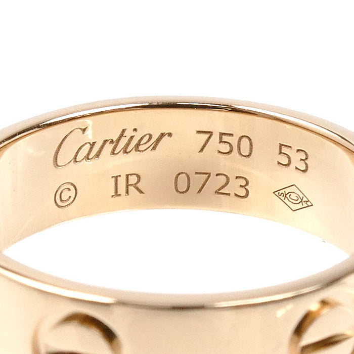 CARTIER カルティエ K18PG ピンクゴールド ラブリング リング・指輪 13号 53 5.3g レディース【中古】【美品】