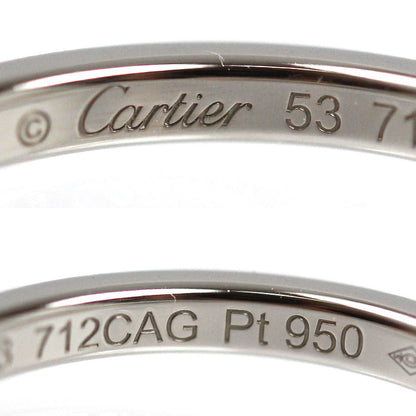 CARTIER カルティエ Pt950プラチナ バレリーナ カーブ ウェディング リング・指輪 B4092953 ダイヤモンド 12.5号 53 3.3g レディース【中古】【美品】