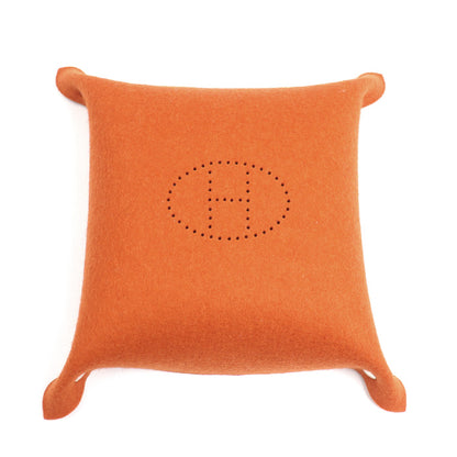 HERMES エルメス ヴィドポッシュ フェルト トレー オレンジ【中古】【美品】