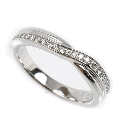 HARRY WINSTON ハリーウィンストン Pt950プラチナ トリスト ワンロウ ダイヤ リング・指輪 WBDPRD1RTST ダイヤモンド 7号 4.6g レディース【中古】【美品】