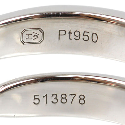 HARRY WINSTON ハリーウィンストン Pt950プラチナ トリスト ワンロウ ダイヤ リング・指輪 WBDPRD1RTST ダイヤモンド 7号 4.6g レディース【中古】【美品】