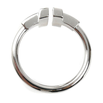 TIFFANY&Co. ティファニー K18WG ホワイトゴールド Tワイヤー ターコイズ ダイヤ リング・指輪 64028189 ダイヤモンド ターコイズ 14号 4.6g レディース【中古】【美品】