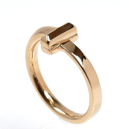 TIFFANY&Co. ティファニー K18PG ピンクゴールド Tワン リング・指輪 67797272 6号 3.6g レディース【中古】