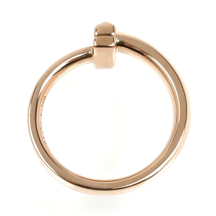 TIFFANY&Co. ティファニー K18PG ピンクゴールド Tワン リング・指輪 67797272 6号 3.6g レディース【中古】