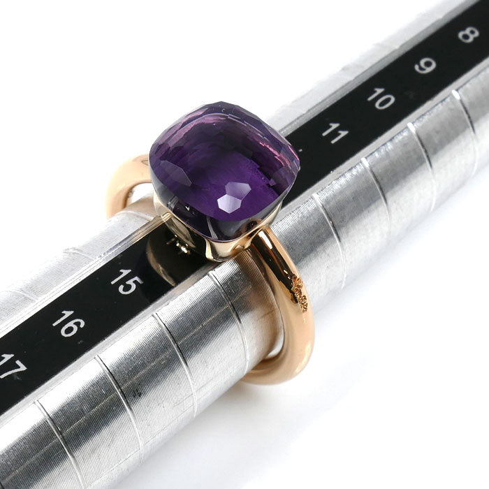 Pomellato ポメラート K18PG ピンクゴールド ヌード リング クラシック アメジスト リング・指輪 アメジスト 16号 56 7.9g レディース【中古】【美品】