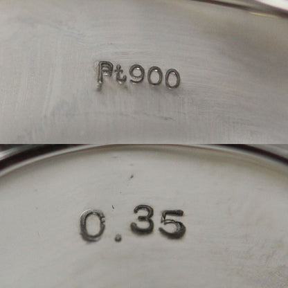Pt900プラチナ 印台 リング・指輪 ダイヤモンド0.35ct 20.5号 28.3g メンズ【中古】【美品】