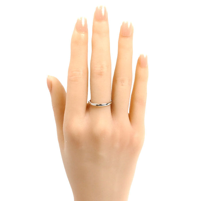 CARTIER カルティエ Pt950プラチナ 1895 ウェディング リング・指輪 B4078054 14号 54 2.7g レディース【中古】【美品】