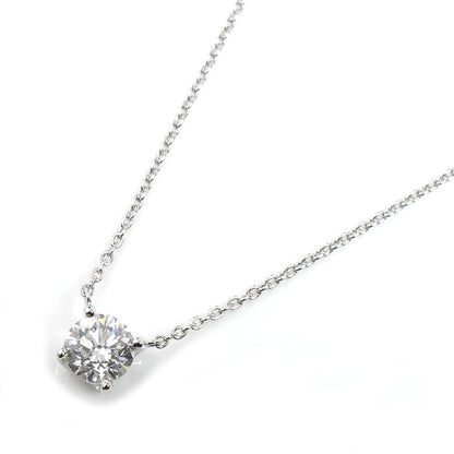 Vendome Aoyama ヴァンドーム青山 Pt950プラチナ Pt850プラチナ キャトル 一粒ダイヤ ネックレス ダイヤモンド0.554ct 2.4g 40cm レディース【中古】